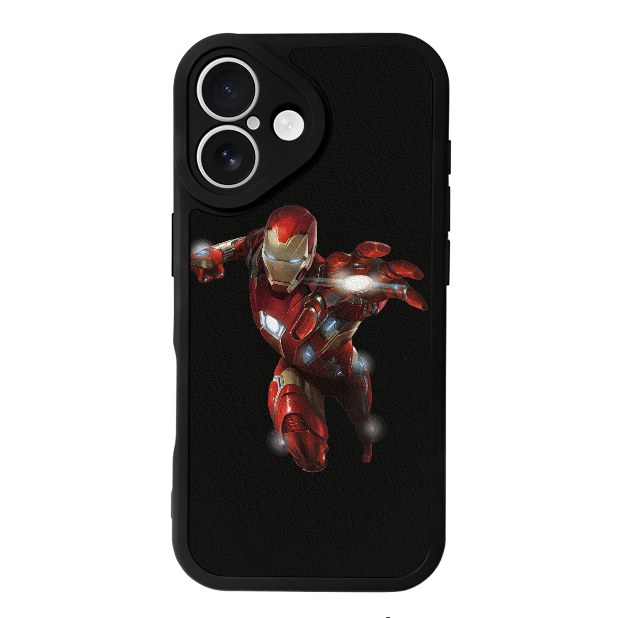 （画像用） アベンジャーズ The Avengers 【iPhone 16シリーズ対応】シリコンスマホケース（レザー調） 材質：シリコン